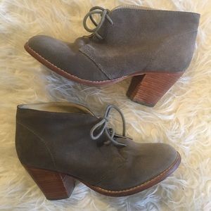 Boden Suede Leather Booties
